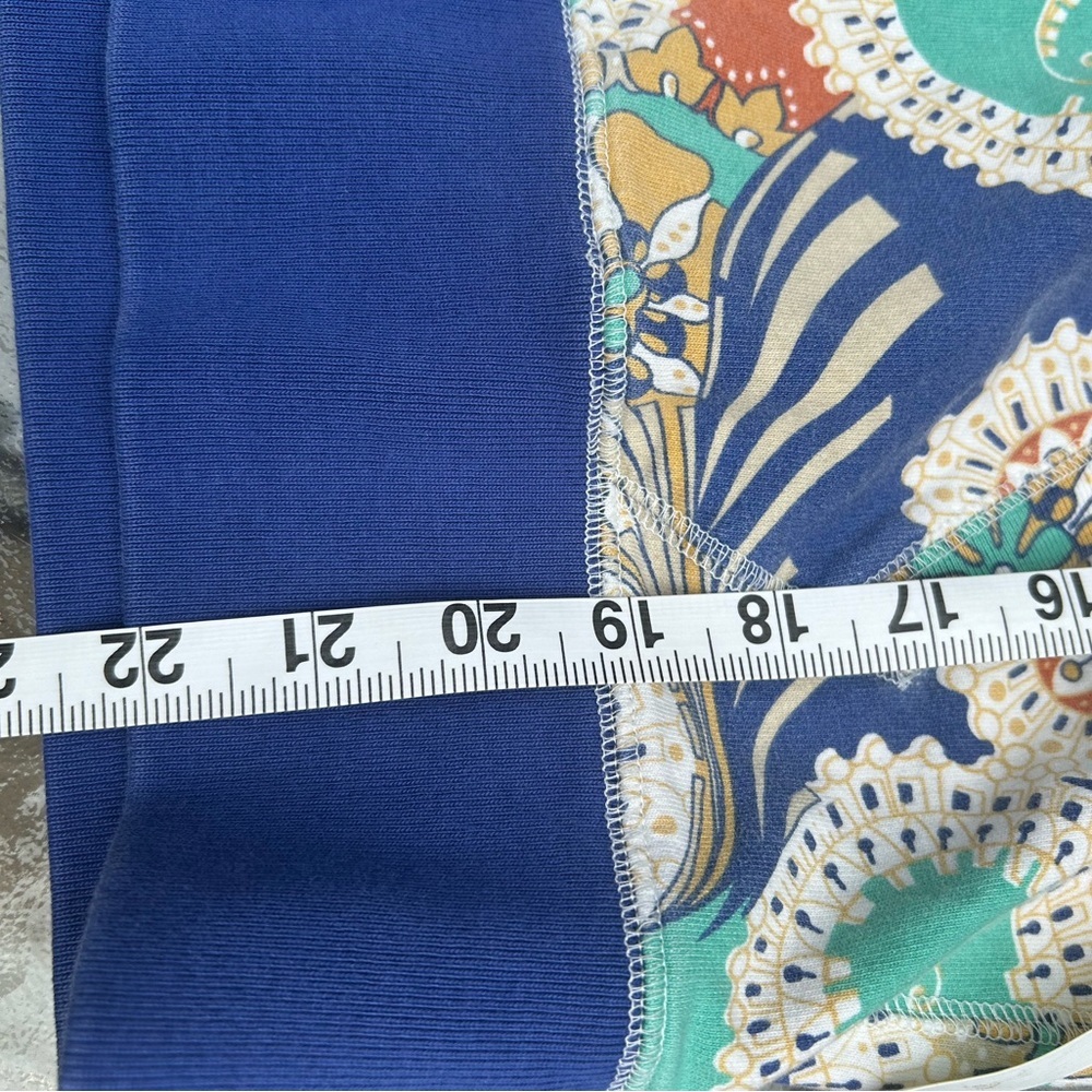 Vintage Y2K Lucky Brand size M graphic print hoodie sweatshirt Asian Art inspo - Picture 7 of 7